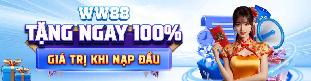 Tặng Ngay 100% Khi Nạp Đầu